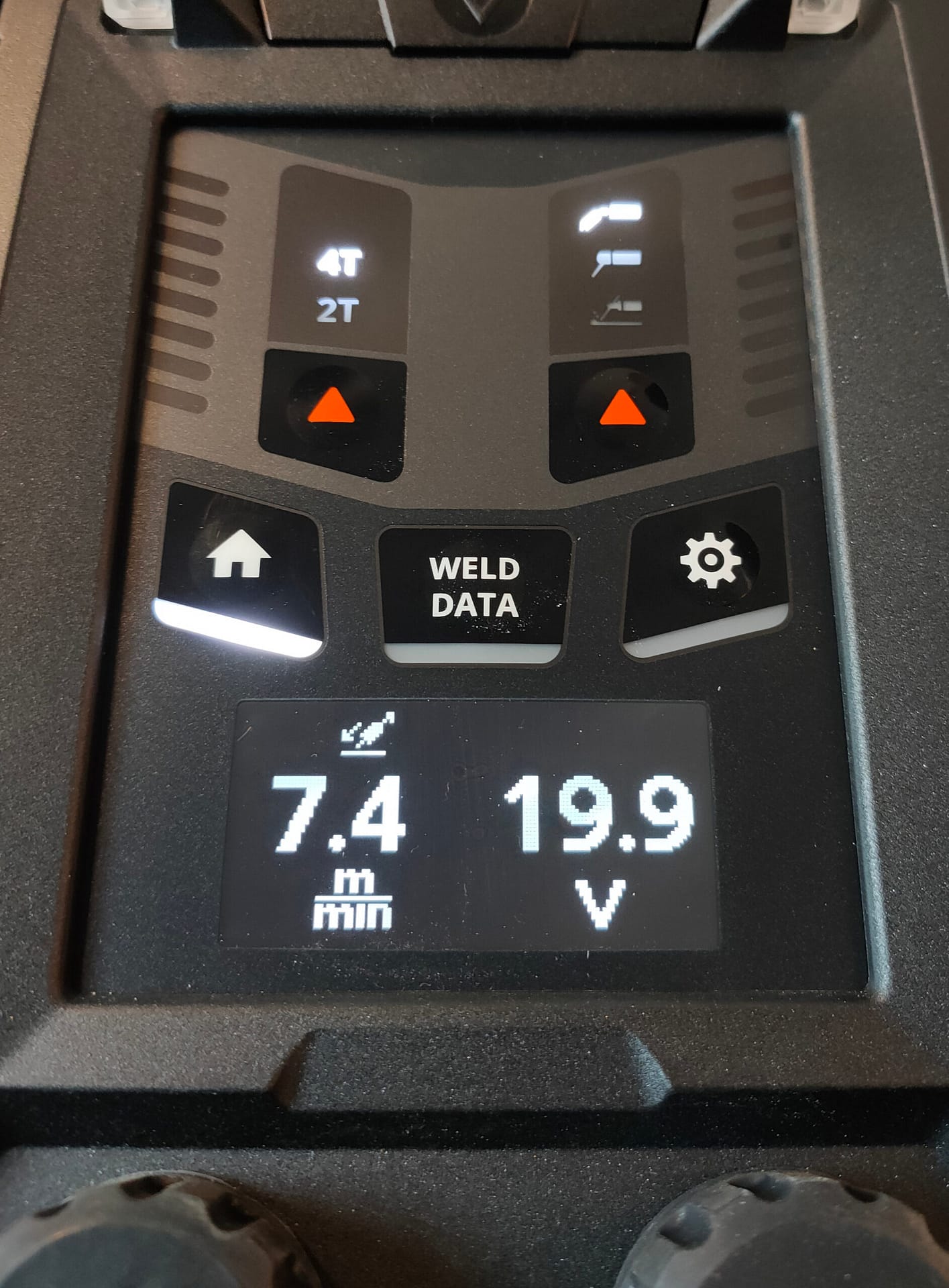X5 display Kemppi Fastmig X5 display
